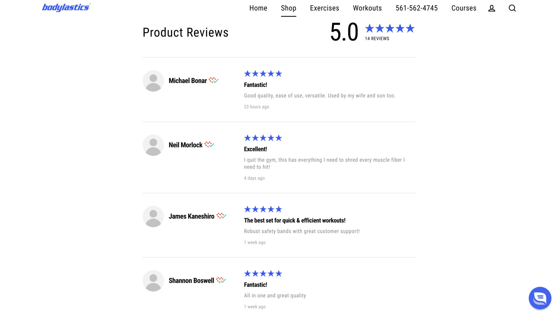 4. Bodylastics Product Reviews