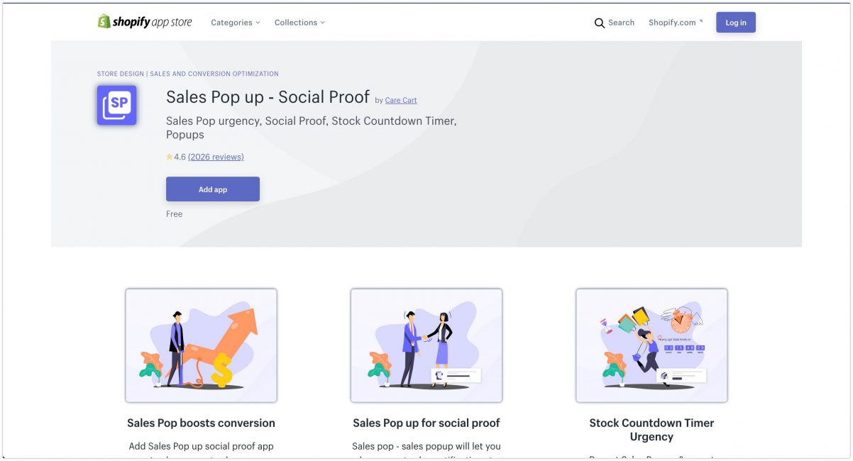 Sales Pop Up ‑ Social Proof – Ecommerce Plugins For Online Stores – Shopify App Store 2020 1202x650