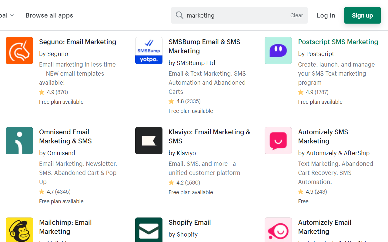 Shopify Marketing Apps Shopify Marketing Apps