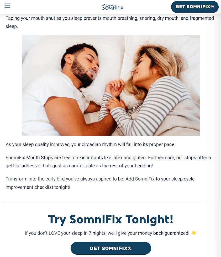 Somnifix - Content Marketing