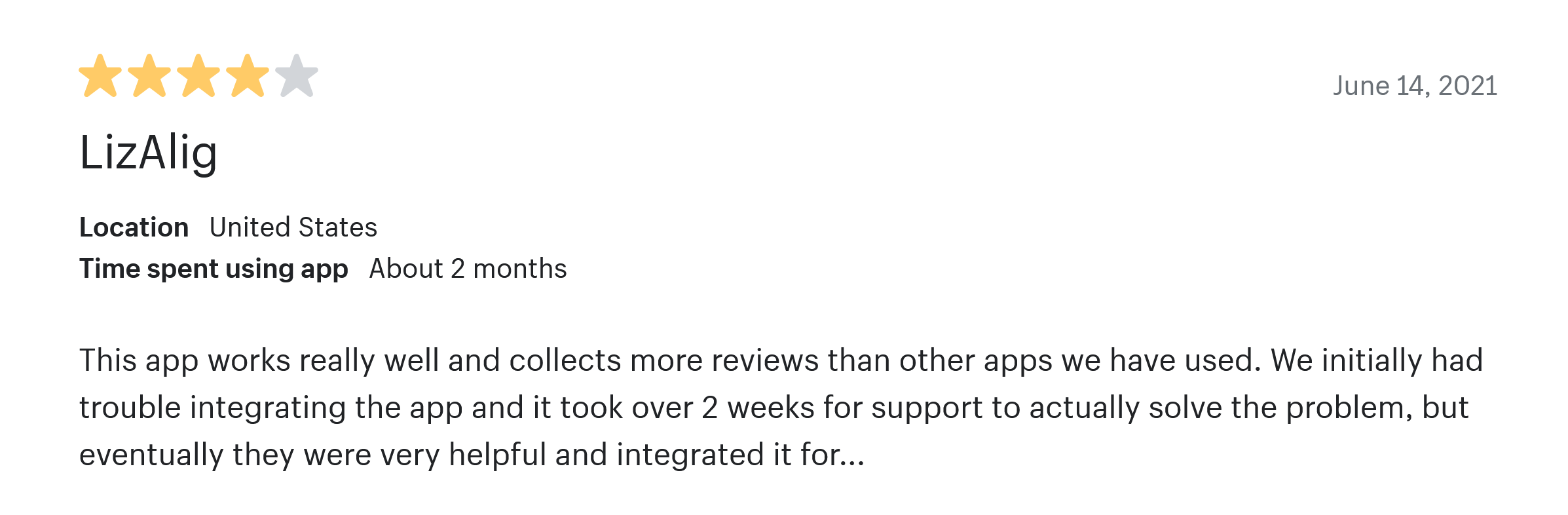 Okendo 4 Star Product Reviews Okendo 4 Star Product Reviews