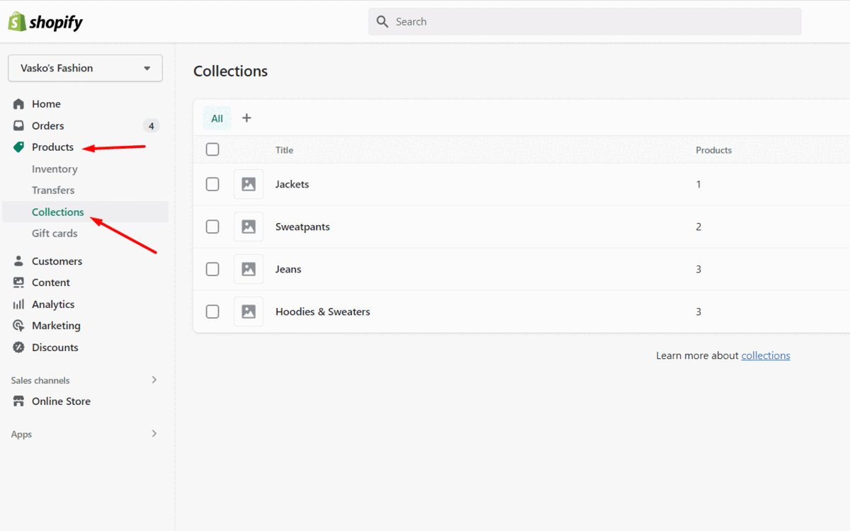 Categorize by Collection Categorize by Collection