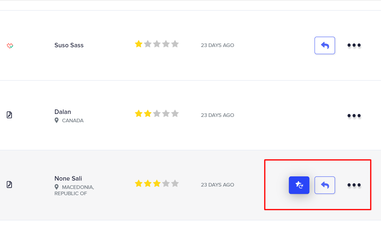 Request Review Update Request Review Update