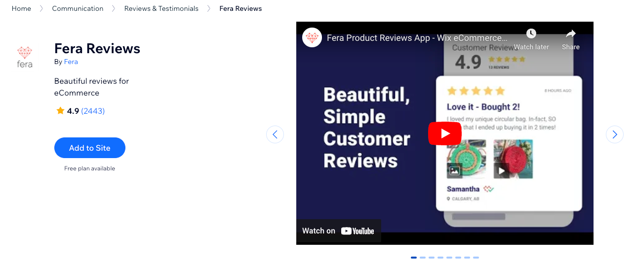 Fera Reviews Wix Fera Reviews Wix