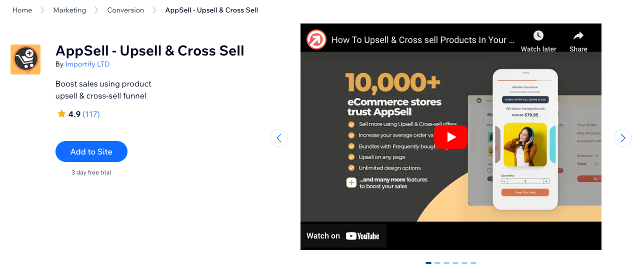 AppSell - Upsell & Cross Sell 2023 AppSell - Upsell & Cross Sell 2023