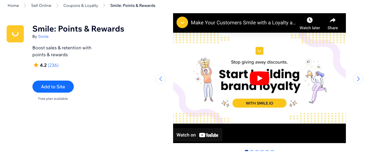 Smile: Points & Rewards 2023 Smile: Points & Rewards 2023