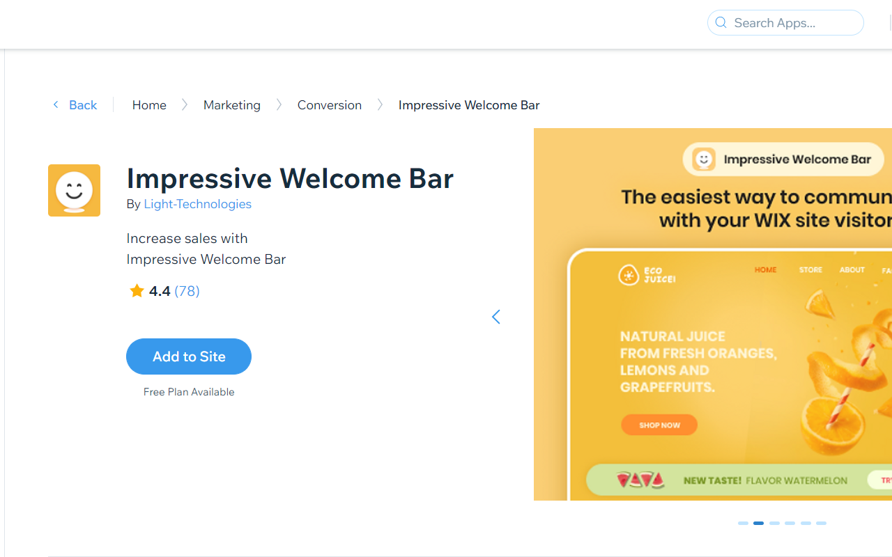 Light Technologies Impressive Welcome Bar Light Technologies Impressive Welcome Bar