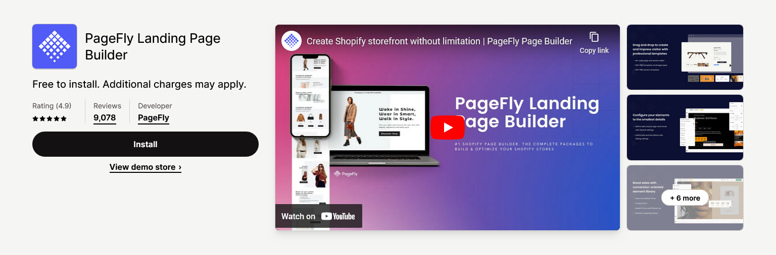 page builder for shopify