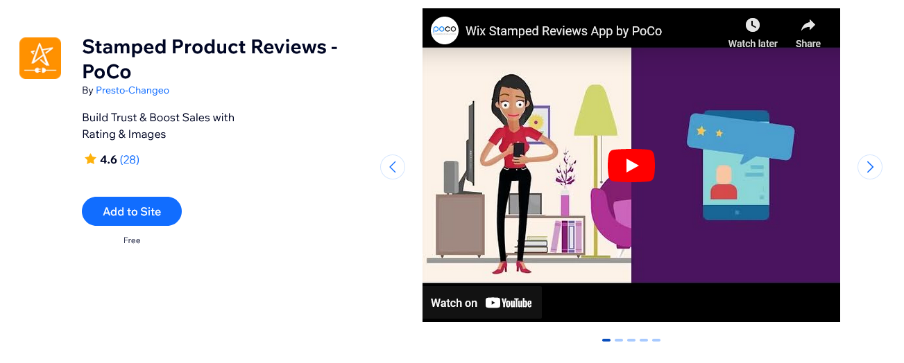 best customer review app wix