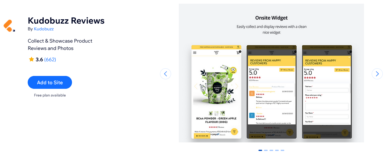best customer review app wix