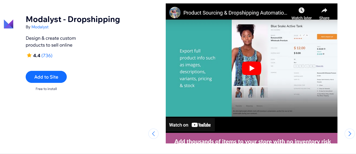 best wix apps jewelry stores