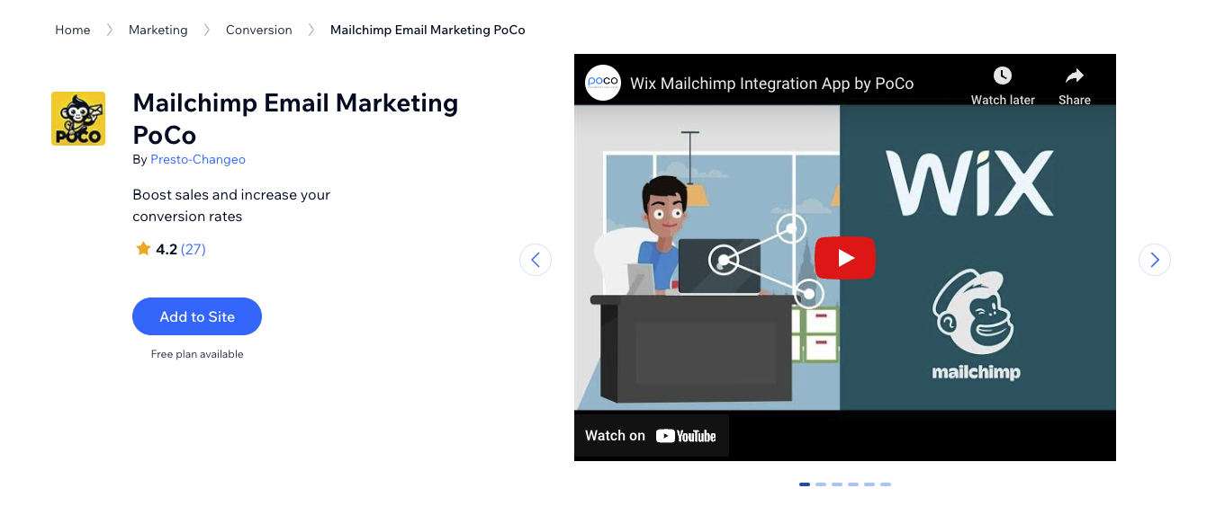 MailChimp Email Marketing - PoCo