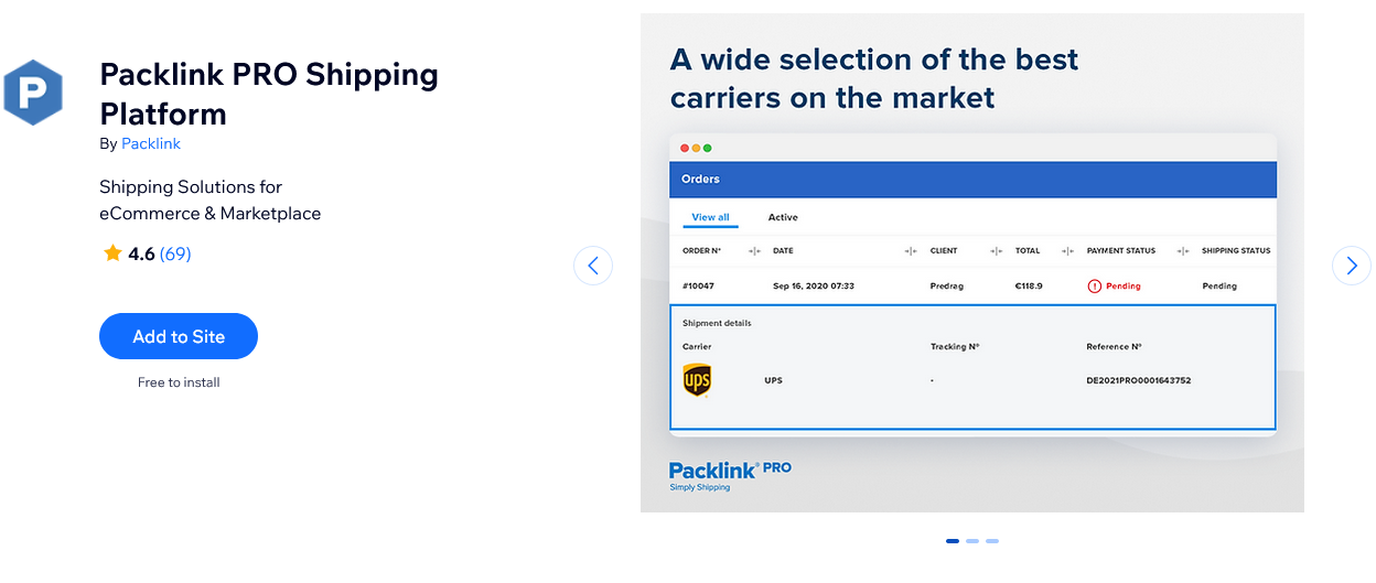 best wix apps for clothing stores