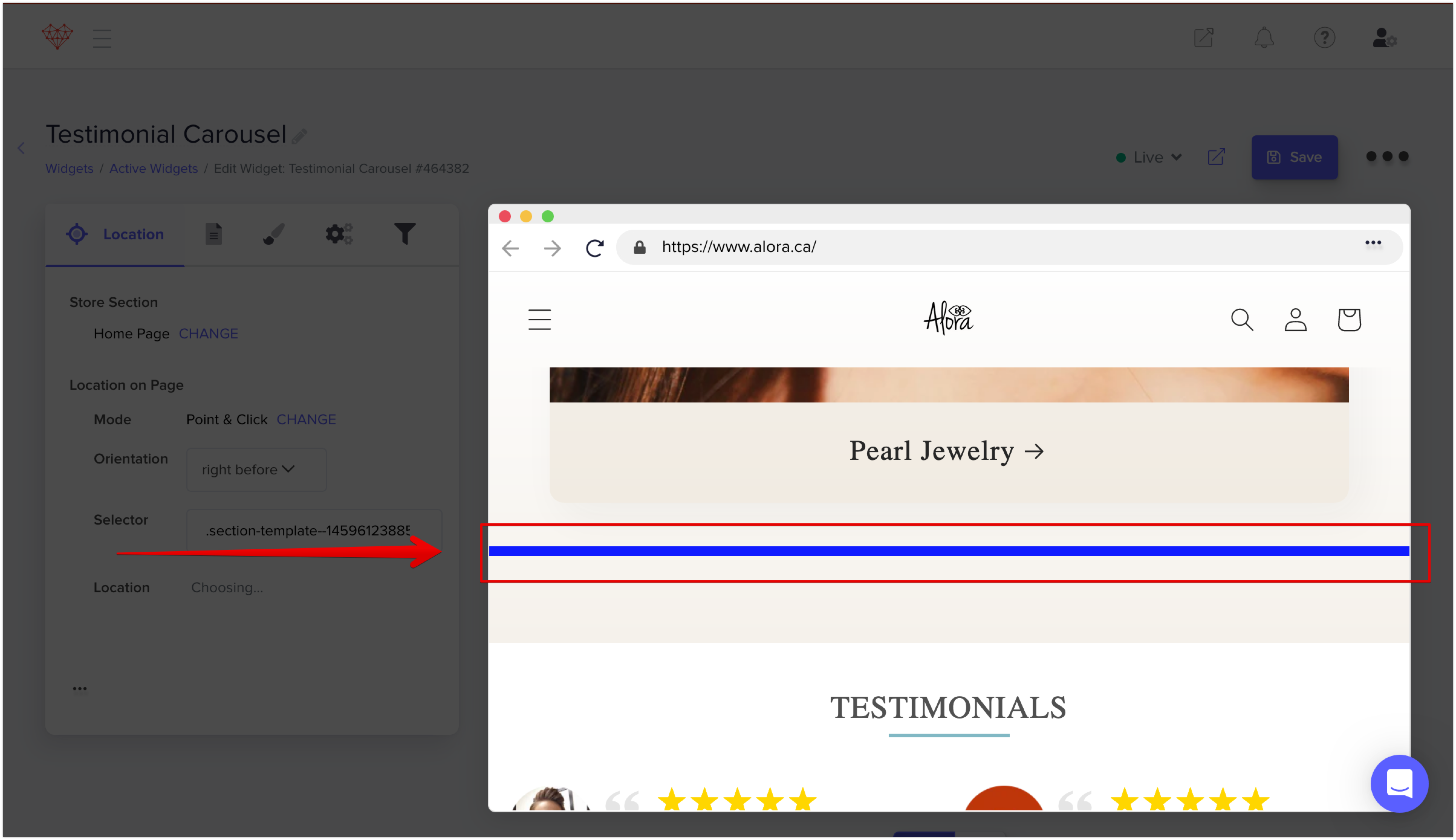 how to add testimonials to shopify