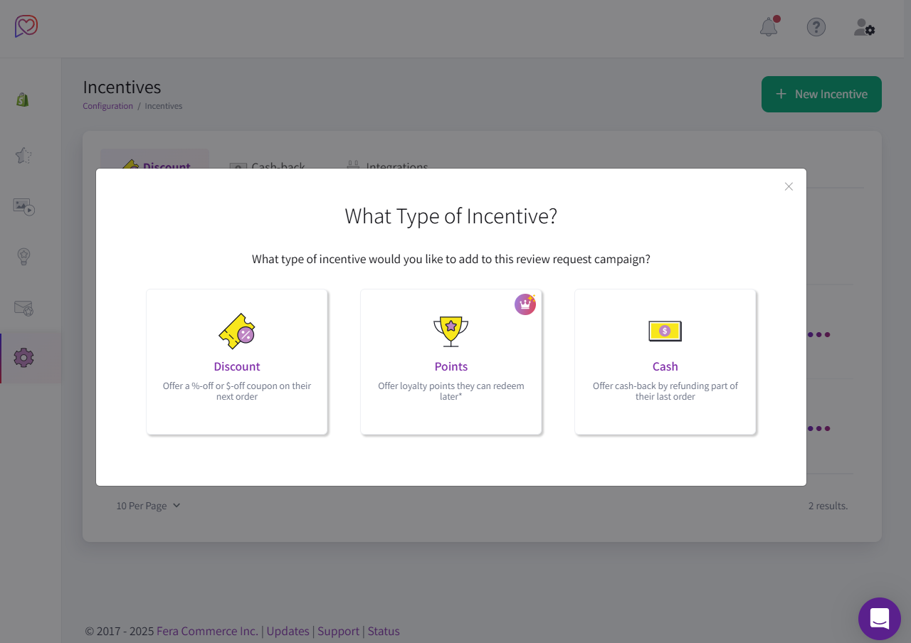 Incentives Incentives