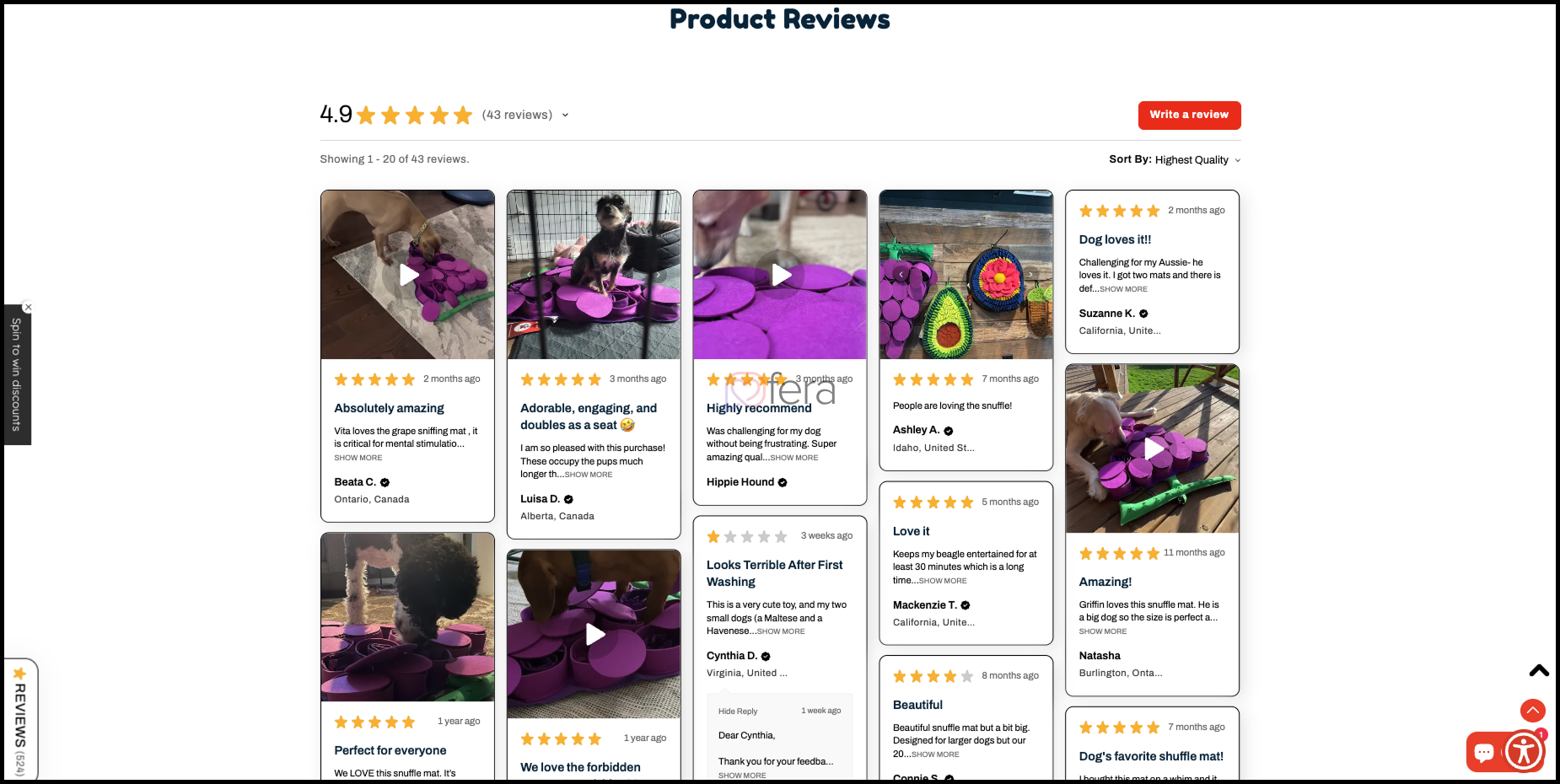Pawzndogz   Product Reviews