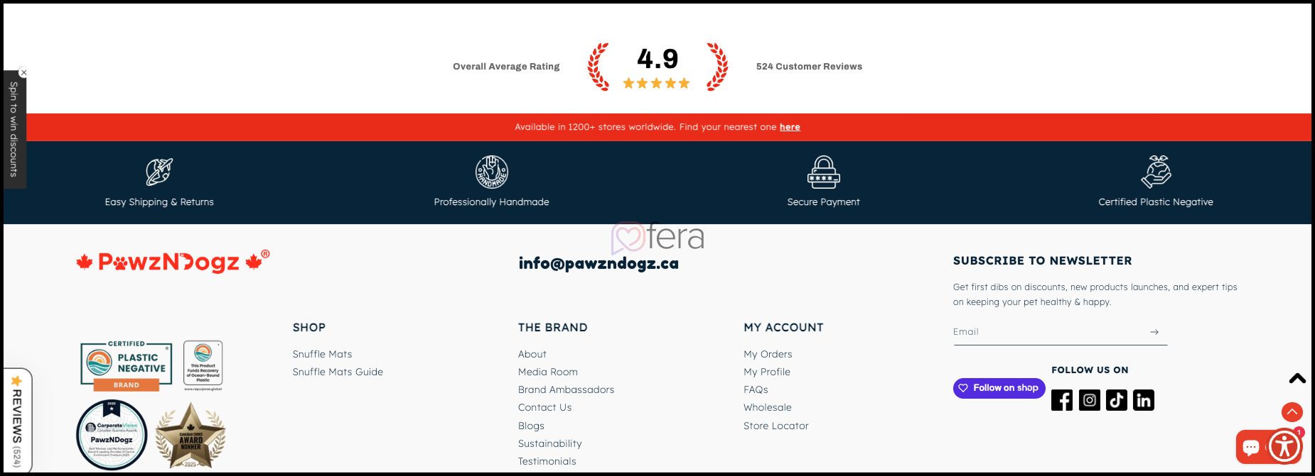 Pawzndogz   Overall Rating Banner