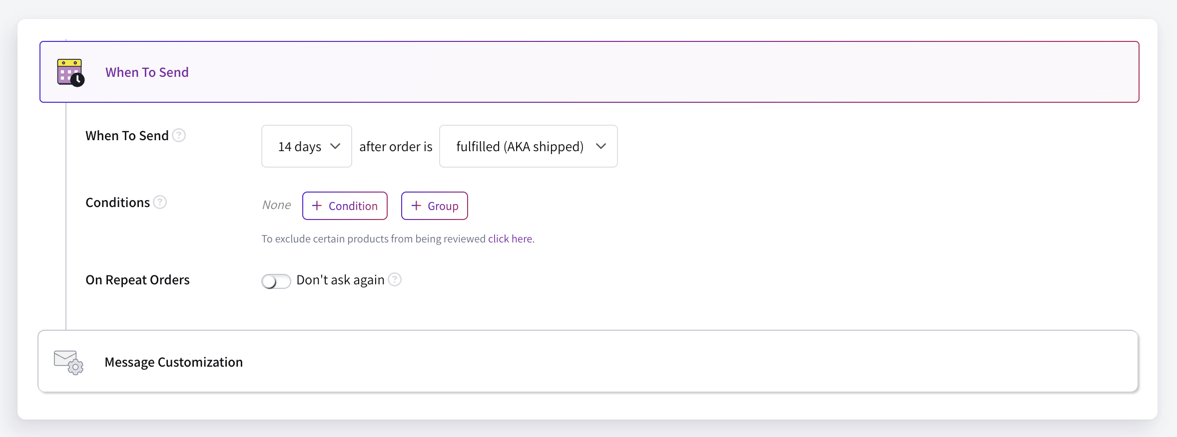 When To Send When To Send