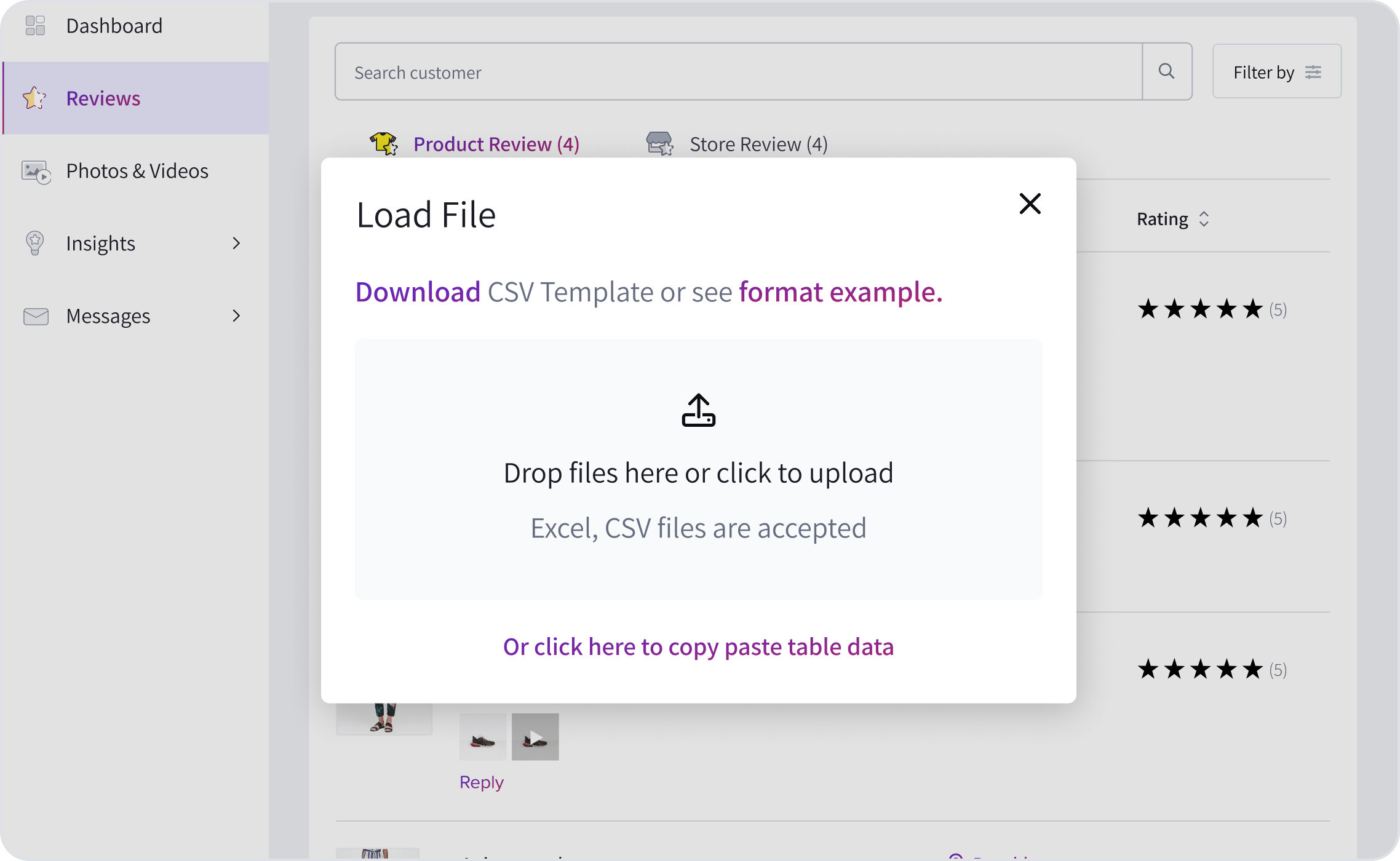 New Csv Import Box New Csv Import Box