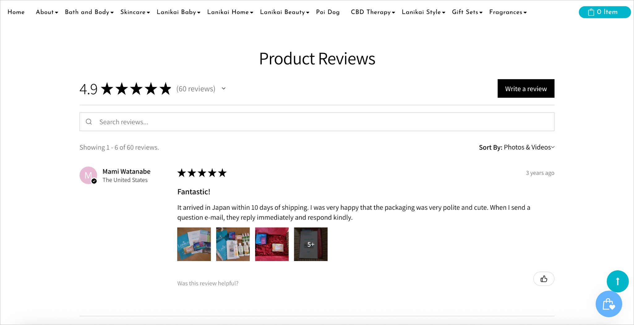 Lanikai Bath and Body - Reviews