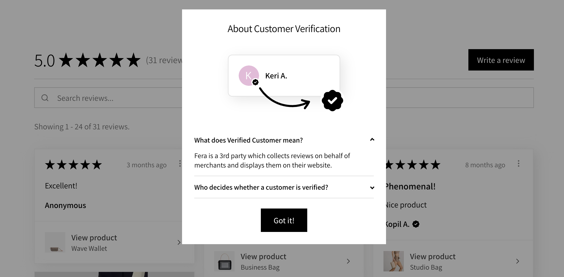 Customer Verification Customer Verification